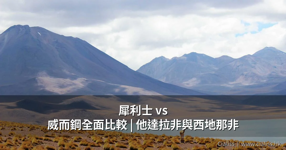犀利士 vs 威而鋼全面比較